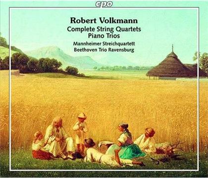 Mannheimer Streichquartett, Beethoven Trio Ravensburg & Robert Volkmann - Sämtliche Streichquartette & Klaviertrios (4 CDs)