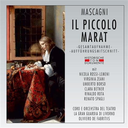 Nicola Rossi-Lemeni, Virginia Zeani, Pietro Mascagni (1863-1945), Fabritiis Olivier De & Orchestra Del Teatro La Gran Guardia Di Livorno - Il Piccolo Marat (2 CDs)