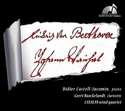 Catalpa Wind Quartet, Johann Baptist Vanhal (1739-1813), Ludwig van Beethoven (1770-1827) & Didier Castell-Jacomin - Clarinet Sonata No 1, Klavierquintett Opus 16