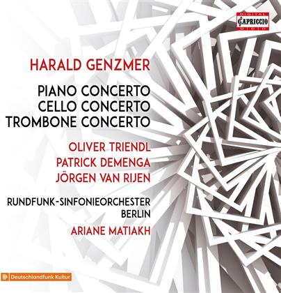 Triendl, Van, Harald Genzmer 1909-2007 & Thomas Demenga - Piano Concerto/Cello Concerto/