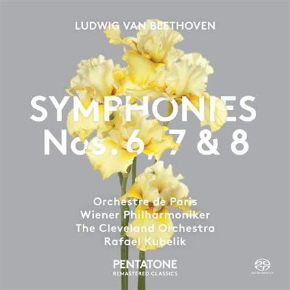 Rafael Kubelik & Ludwig van Beethoven (1770-1827) - Symphonies Nos. 6, 7 & 8 (2 SACDs)
