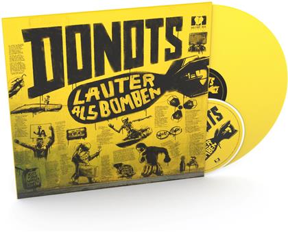 Donots - Lauter Als Bomben - Yellow Vinyl (Colored, LP + CD)