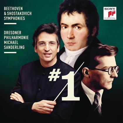 Ludwig van Beethoven (1770-1827), Dimitri Schostakowitsch (1906-1975), Michael Sanderling & Dresdner Philharmonie - Symphonien Nr.1