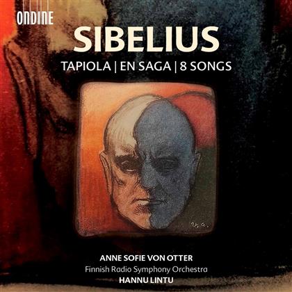 Anne Sofie von Otter, Jean Sibelius (1865-1957), Hannu Lintu & Finnish Radio Symphony Orchestra - Tapiola/En Saga/Eight Songs