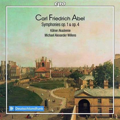 Carl Friedrich Abel (1723-1787), Michael Alexander Willens & Kölner Akademie - Symphonies Op. 1 & Op. 4 (2 CDs)