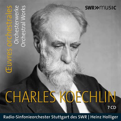 Charles Koechlin (1867-1950), Heinz Holliger (*1939) & Radio Sinfonieorchester Stuttgart des SWR - Orchestral Works - Oeuvres Orchestrales - Orchtestral Works (7 CDs)