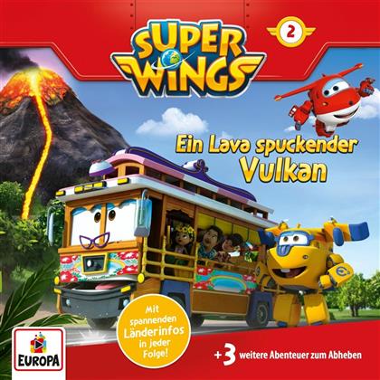 Super Wings - 002/Ein Lava Spuckender Vulkan