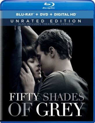 Fifty Shades of Grey (2015) (Unrated, Blu-ray + DVD)