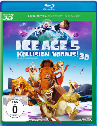 Ice Age 5 - Kollision voraus! (2016) (Blu-ray 3D + Blu-ray)