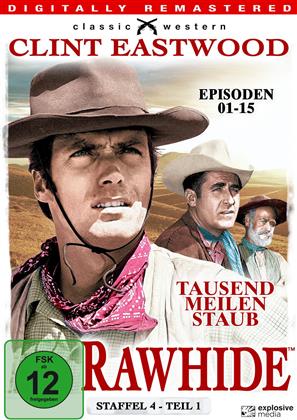 Rawhide - Staffel 4.1 (b/w, Remastered, 4 DVDs)