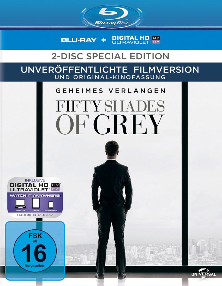 Fifty Shades of Grey - Geheimes Verlangen (2015) (Edizione Speciale, Blu-ray + DVD)