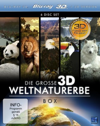 Die grosse Weltnaturerbe Box (6 Blu-ray 3D (+2D))