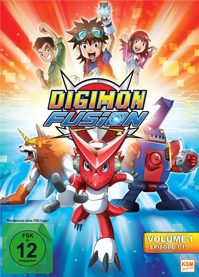 Digimon Fusion - Volume 1, Episoden 1-15 (3 DVDs)