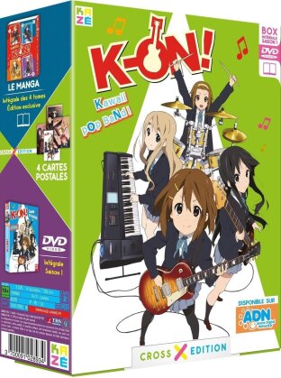 K-On! - Intégrale Saison 1 (+ manga) (Cross Édition) (3 DVD)