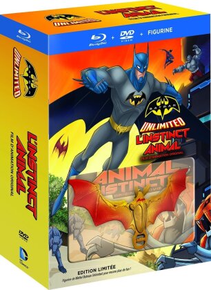 Batman Unlimited: L'instinct animal - Avec figurine de Mattel Batman Unlimited (2015) (Édition Limitée, Blu-ray + DVD)