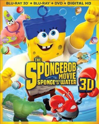 The Spongebob Movie: - Sponge Out of Water (2015) (Blu-ray 3D (+2D) + Blu-ray + DVD)