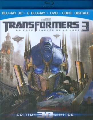 Transformers 3 - La Face cachée de la lune (2011) (Limited Edition, Blu-ray 3D + 2 Blu-rays + DVD)