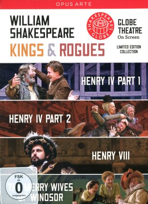 Shakespeare - Kings & Rogues (Shakespeare's Globe, Opus Arte, 4 DVDs) - Globe Theatre