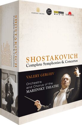Mariinsky Theatre Orchestra & Valery Gergiev - Shostakovich - Complete Symphonies & Concertos (Arthaus Musik, Coffret, 4 Blu-ray)