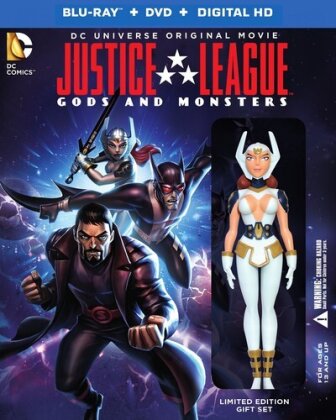 Justice League - Gods and Monsters (Deluxe Edition, Gift Set, Edizione Limitata, Blu-ray + DVD)