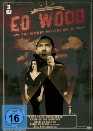 Ed Wood - The Worst Movies Ever (s/w, 3 DVDs)