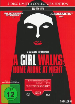 A Girl Walks Home Alone At Night (2014) (b/w, Collector's Edition, Limited Edition, Mediabook, Blu-ray + DVD)