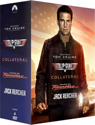 Coffret Tom Cruise - Top Gun / Collateral / Jours de tonnerre / Jack Reacher (4 DVDs)