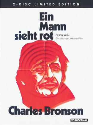 Ein Mann sieht rot (1974) (Limited Edition, Mediabook, Blu-ray + DVD)