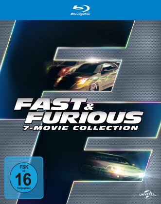 Fast & Furious 1-7 - 7-Movie Collection (7 Blu-rays)