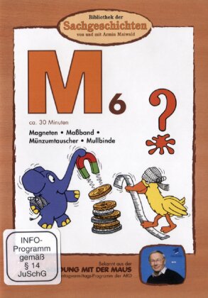 Bibliothek der Sachgeschichten - M6 - Magneten / Massband / Münzumtauscher / Mullbinde