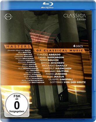 Various Artists - Masters of Classical Music (Euroarts, 4 Blu-ray)
