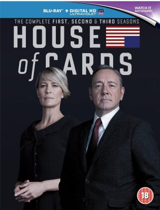 House Of Cards - Seasons 1 - 3 (12 Blu-rays)