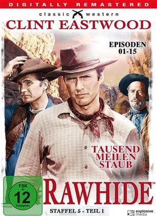 Rawhide - Staffel 5.1 (Classic Western, Remastered, b/w, 4 DVDs)