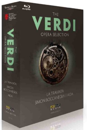 Various Artists - The Verdi Opera Selection - La Traviata / Simon Boccanegra / Aida (Arthaus Musik, 3 Blu-rays)