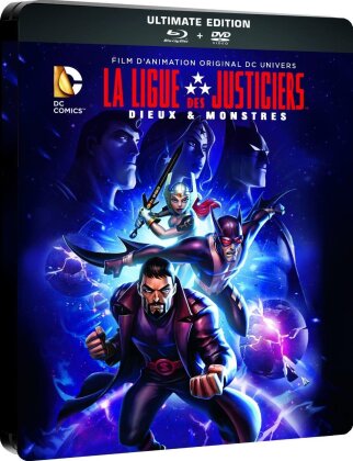 La Ligue des Justiciers - Dieux & Monstres (Steelbook, Blu-ray + DVD)
