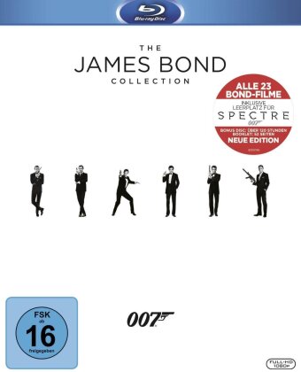 James Bond Collection (inkl. Leerplatz für Spectre, 24 Blu-ray)