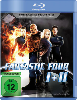 Fantastic Four 1 + 2 (2 Blu-rays)