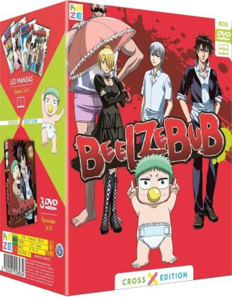 Beelzebub Box Vol. 1 (+ 4 Mangas) - Épisodes 1-12 (Cross Edition, 3 DVDs)
