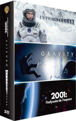 Interstellar / Gravity / 2001 L'Odysee de l'espace (3 DVD)