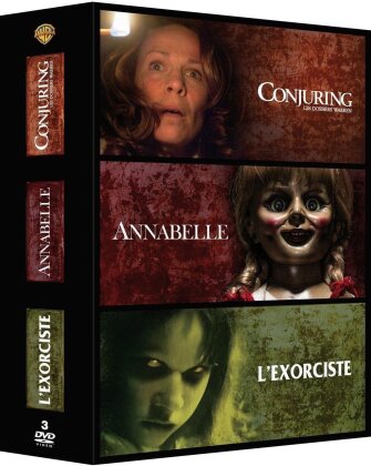 Conjuring: Les Dossiers Warren / Annabelle / L'Exorciste (3 DVDs)