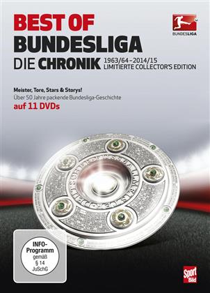 Best of Bundesliga - Die Chronik 1963/64 -2014/15 (Limited Collector's Edition, 11 DVDs)