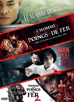 Le maître d'armes / L'homme aux poings de fer / Man of Tai Chi / L'homme aux poings de fer 2 (4 DVD)