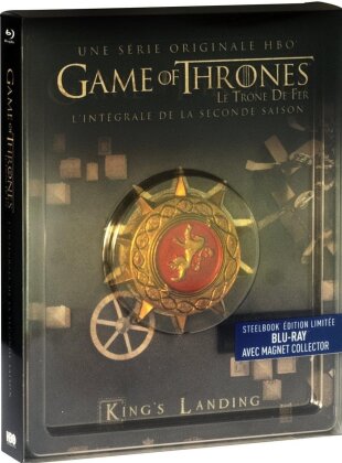 Game of Thrones - Saison 2 (avec Magnet Collector, Steelbook, Édition Limitée, 5 Blu-ray)
