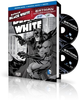Batman: Gotham Knight (with Batman Black & White Anthology Graphic Novel, Blu-ray + DVD)