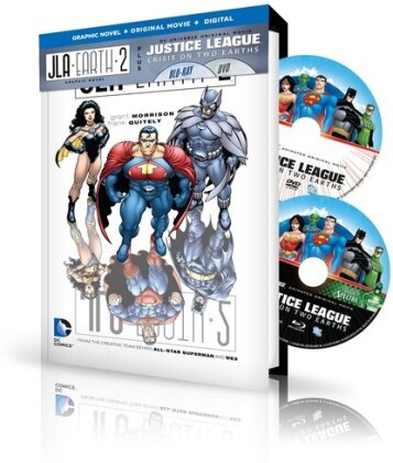Justice League - Crisis on Two Earth (with Justice League Adventures: Earth 2 Graphic Novel, Blu-ray + DVD)