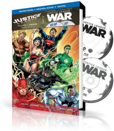 Justice League - War (with Justice League Vol. 1 (New 52) Graphic Novel, Blu-ray + DVD)