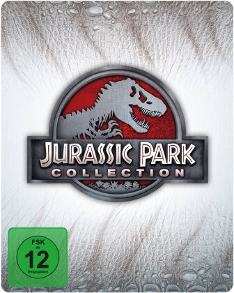 Jurassic Park Collection (Limited Edition, Steelbook, 4 Blu-rays)