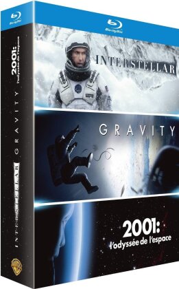 Interstellar / Gravity / 2001 L'Odysee de l'espace (3 Blu-rays)