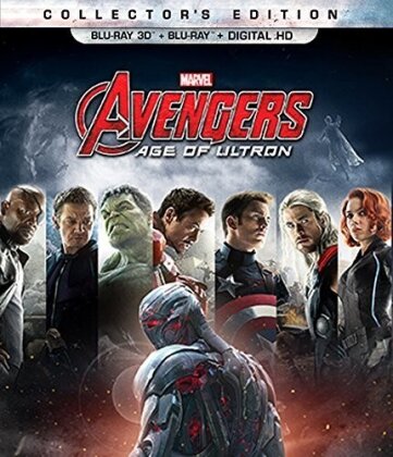The Avengers 2 - Age of Ultron (2015) (Édition Collector, Blu-ray 3D (+2D) + Blu-ray)