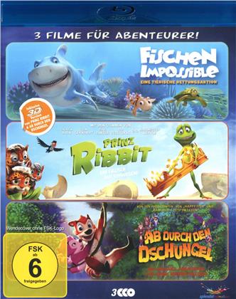 Fischen Impossible / Prinz Ribbit / Ab durch den Dschungel (2 Blu-ray 3D (+2D) + Blu-ray)